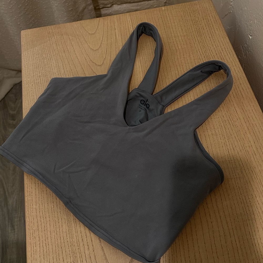 alo grey tank